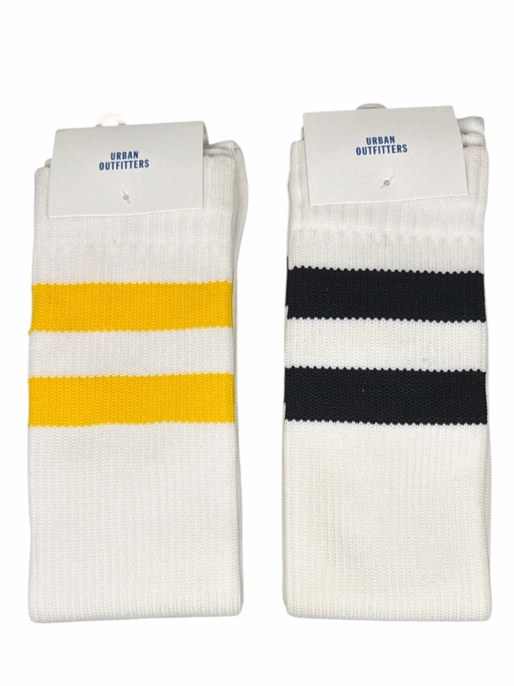 Urban Outfitters Socks Bundle NWT 4 Pairs Varsity Striped Lace Trim Knee High